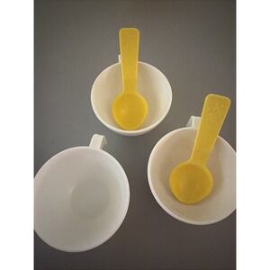 Vtg Fisher-Price Tea Set #681, Cups And Spoons Only - Not Complete